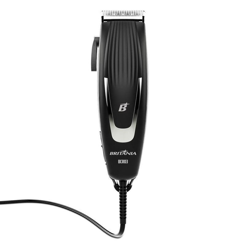 máquina de cortar cabelo britânia preto bcr03