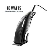 máquina de cortar cabelo britânia preto bcr03