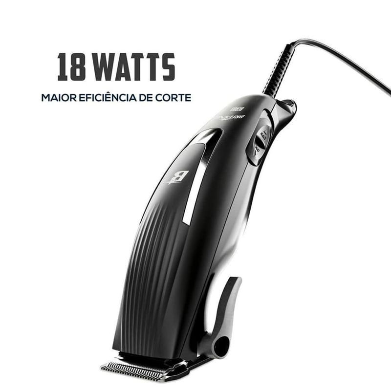 máquina de cortar cabelo britânia preto bcr03