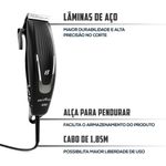 máquina de cortar cabelo britânia preto bcr03