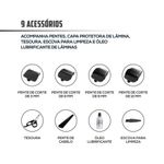 máquina de cortar cabelo britânia preto bcr03