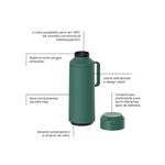 garrafa térmica tramontina 1 litro exata verde 61637507