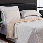 kit colcha solteiro branyl 2 peças gardenia 180x235cm bege (mp)