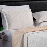 kit colcha solteiro branyl 2 peças gardenia 180x235cm bege (mp)