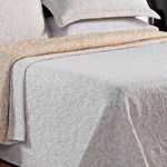 kit colcha solteiro branyl 2 peças gardenia 180x235cm bege (mp)