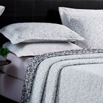 kit colcha casal 3 peças gardenia 220x235cm cinza (mp)
