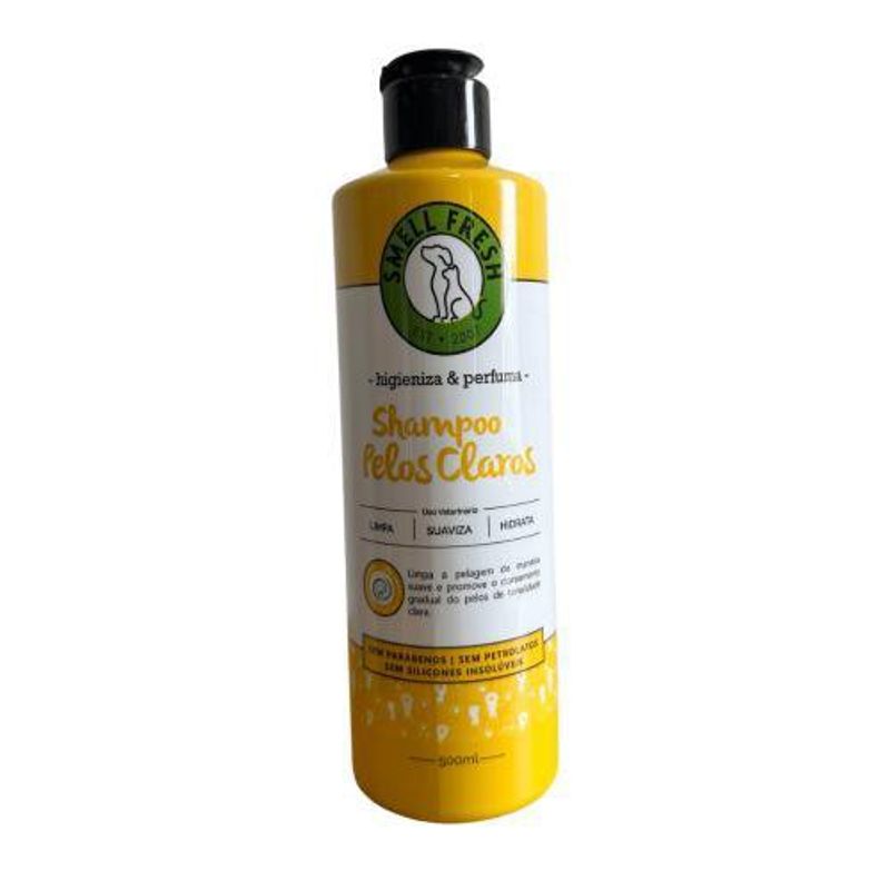 shampoo para pet smell fresh pelos claros 500ml (mp)