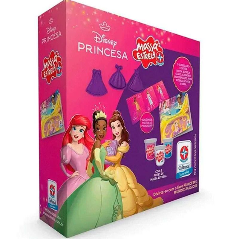 massinha estrela princesas com livro 3005101300047