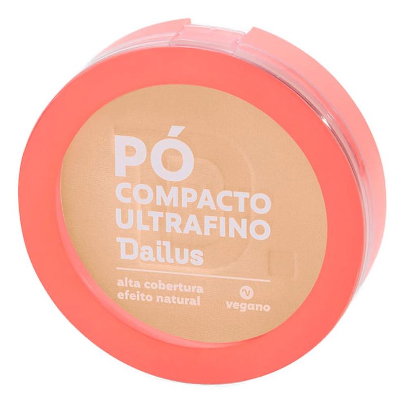 pó compacto dailus ultrafino d3 claro