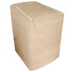 capa para máquina de lavar adomes 12 a 18kg bege (mp)