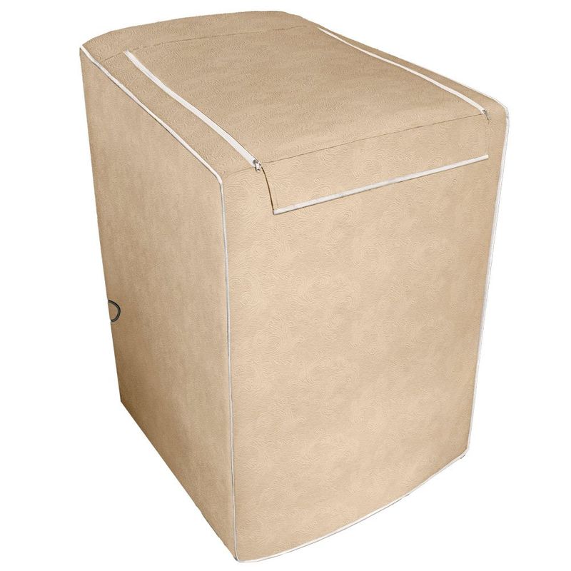 capa para máquina de lavar adomes 12 a 18kg bege (mp)