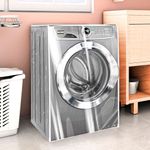 capa para máquina de lavar frontal amoes 10,5 a 13kg transparente (mp)