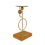 porta-vela noritex dourado 448-2215594