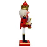 boneco decorativo tok quebra nozes vermelho e branco 25cm z049 (mp)