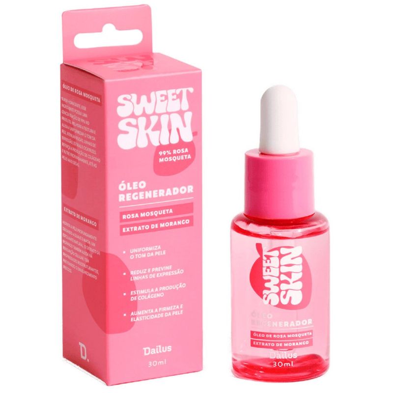 óleo regenerador dailus sweet skin 30ml