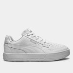 tênis feminino casual n° 38 puma caven 2.0 branco prata (mp)
