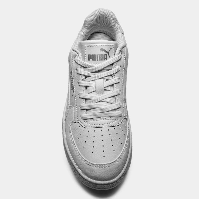 tênis feminino casual n° 38 puma caven 2.0 branco prata (mp)