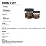 tinta acrílica standard semibrilho hidrotintas 15l brilho e cor tubarão branco (mp)