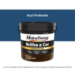 tinta acrílica standard semibrilho hidrotintas 15l brilho e cor azul profundo (mp)