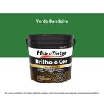 tinta acrílica standard semibrilho hidrotintas 3l brilho e cor verde bandeira (mp)