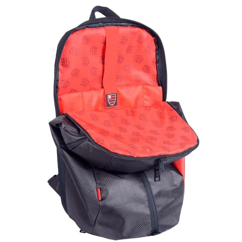 mochila esportiva xeryus flamengo 19l wide porta tênis preto 14006 (mp)