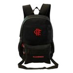 mochila esportiva xeryus flamengo 19l bolsa transversal removível preto 14013 (mp)