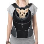 mochila para cães yudodo tamanho m preto a-bi