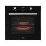 forno elétrico fischer 82 litros de embutir infinity touch 220v preto