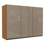 armário aéreo 3 portas kappesberg maxxi canela g767