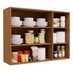 armário aéreo 3 portas kappesberg maxxi canela g767