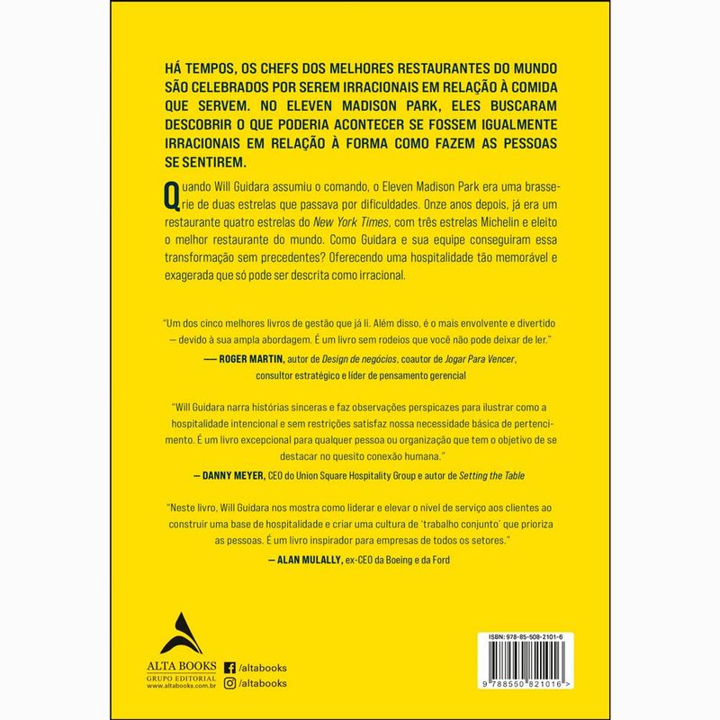 livro hospitalidade irracional alta books (mp)