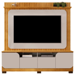 painel home para tv até 65" dj móveis vogue cedro e bali