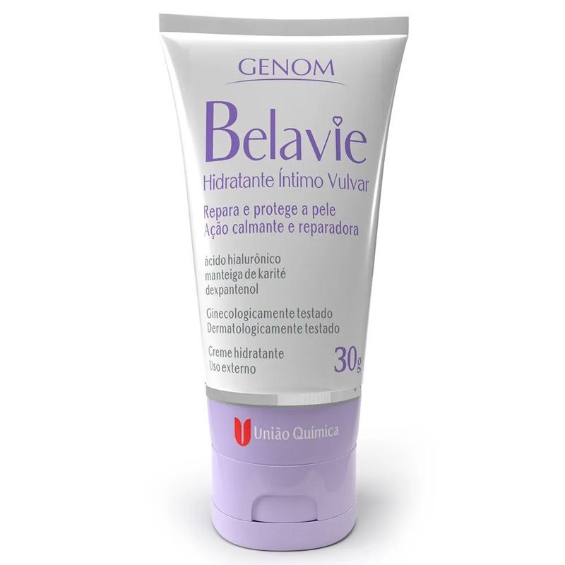 belavie hidratante íntimo vulvar creme 30g genom