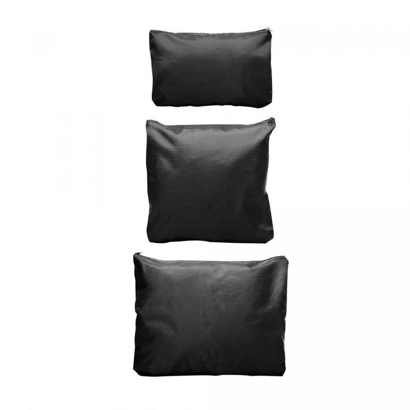 conjunto organizador 6 peças lyor de mala para viagem preto 220331