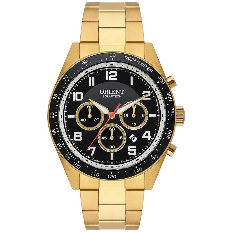 relógio masculino orient dourado mgssc047 p2kx