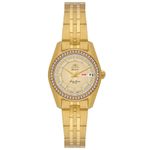 relógio feminino orient dourado nh6gg006 c1kx