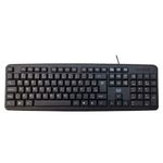 teclado usb slim multilaser resistente à água abnt2 tc065 preto (mp)