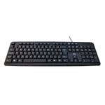 teclado usb slim multilaser resistente à água abnt2 tc065 preto (mp)