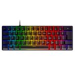 teclado gamer mecânico pcyes 60% usb zot rgb (mp)