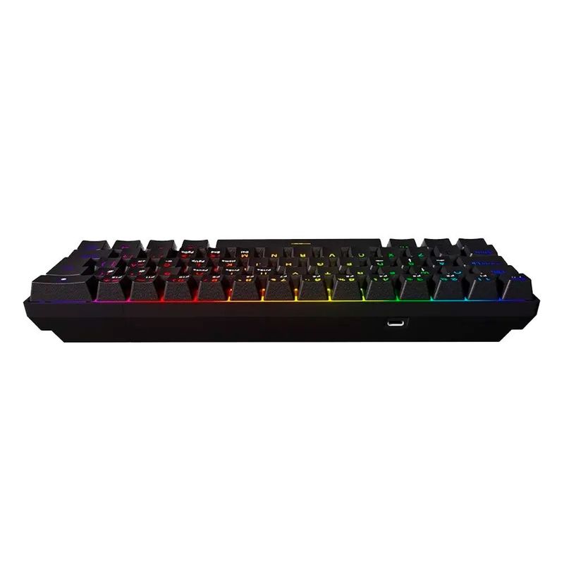 teclado gamer mecânico pcyes 60% usb zot rgb (mp)