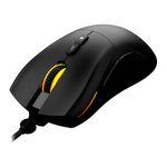 mouse gamer usb pcyes gaius rgb 12400dpi 7 botões preto (mp)