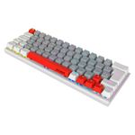 teclado gamer mecânico pcyes usb kuromori 60% rgb branco (mp)