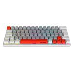 teclado gamer mecânico pcyes usb kuromori 60% rgb branco (mp)