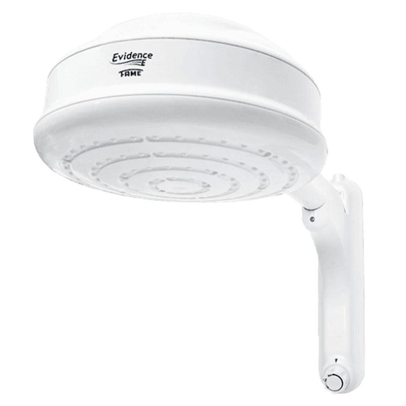 chuveiro elétrico fame ducha 127v 5400w evidence 3390 branco (mp)