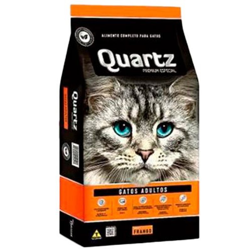 ração para gatos quartz frango 1kg (mp)