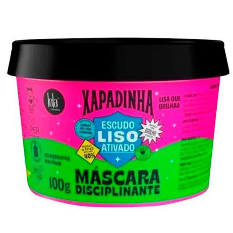 máscara capilar lola xapadinha disciplinante 100g