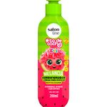 kit salon line kids shampoo 300ml+condicionador 200ml cheirinho de melancia