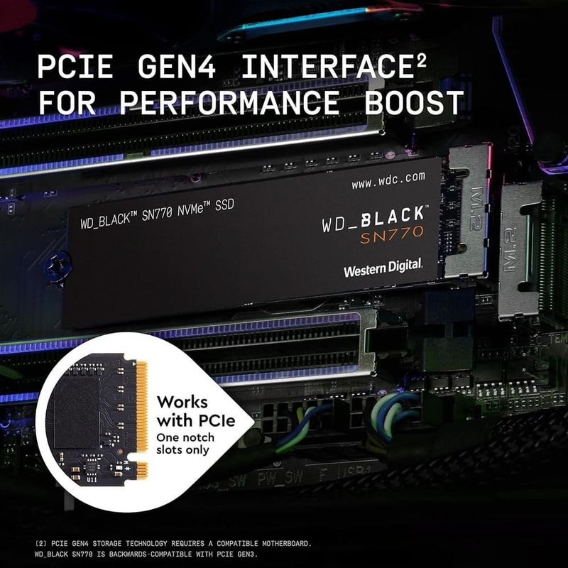 SSD M.2 Western Digital 1TB SN770