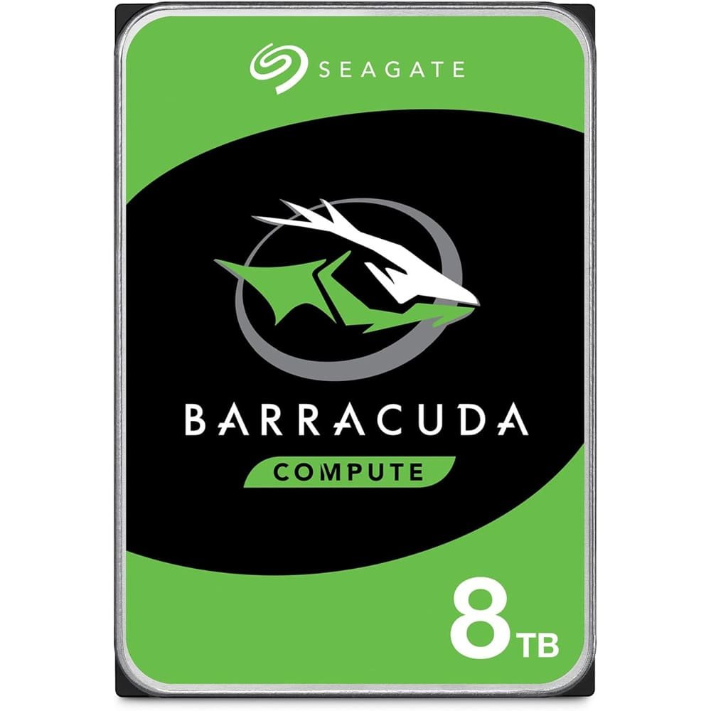 Seagate BarraCuda 8TB HDD x 2 16TB ① HD Interno Seagate Barracuda Sata 8tb