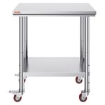 mesa de trabalho vevor aço inox a-bi